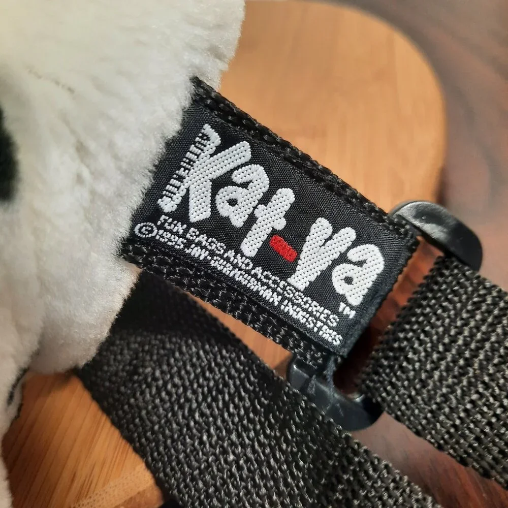 Kat-ya Backpack Dalmatian Dog Plush Bag Rave Baby Raver Emo Alt Vintage VTG 1995